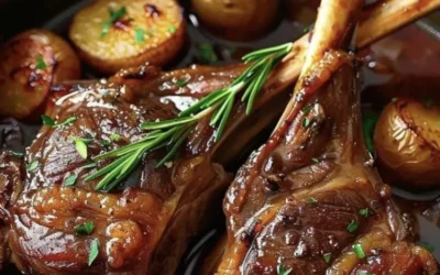 Tenderly Braised Lamb Shanks with Aromatic Herbs